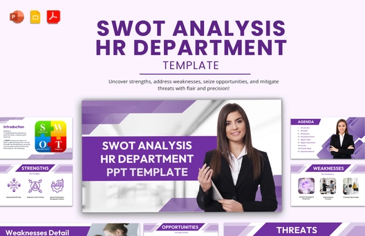 SWOT Analysis HR Department Template