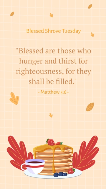 Free Pancake Day Quote Template to Edit Online