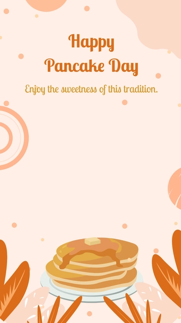 Free Pancake Day Snapchat Geofilter Template to Edit Online
