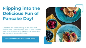 Free Pancake Day X Post Template to Edit Online