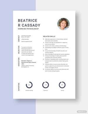 Exercise Physiologist Resume