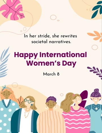 Free International Women's Day Flyer Template to Edit Online