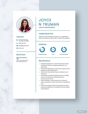 Facility Maintenance Resume