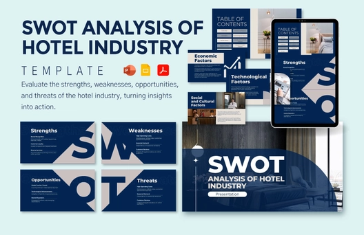 SWOT Analysis of Hotel Industry Template