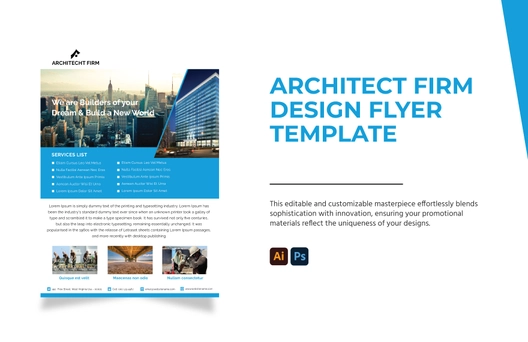 Architect Firm Design Flyer Template