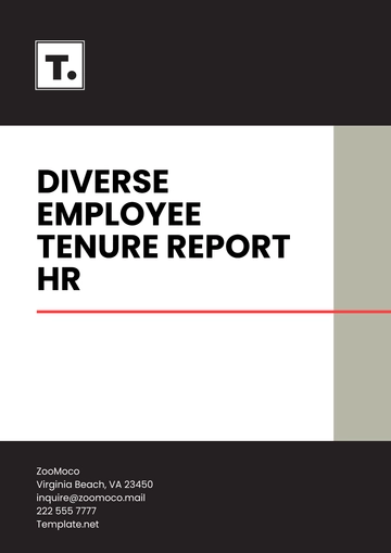 Free Diverse Employee Tenure Report HR Template to Edit Online