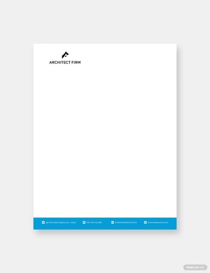 Architect Firm Letterhead Template