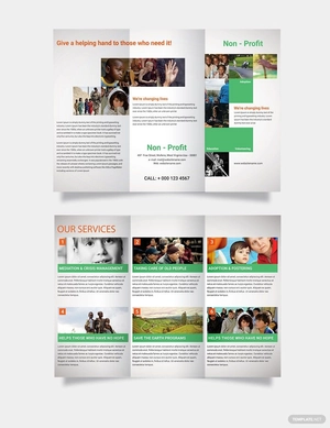 Non-Profit Tri-Fold Brochure Template