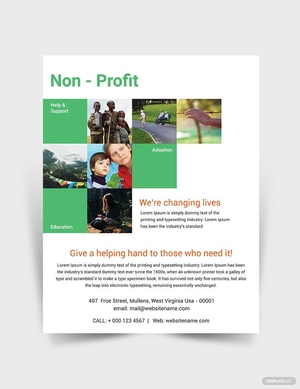 Non-Profit Flyer Template Non-Profit Flyer Template