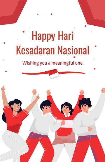 Free Hari Kesadaran Nasional Poster Template to Edit Online