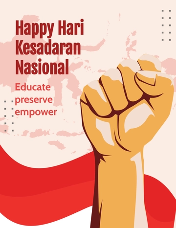 Free Hari Kesadaran Nasional Flyer Template to Edit Online