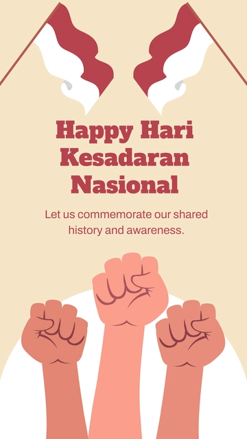 Free Hari Kesadaran Nasional Snapchat Geofilter Template to Edit Online