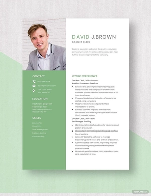 Docket Clerk Resume