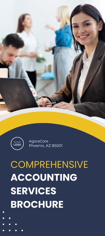 Free Comprehensive Accounting Services Rack Card Template to Edit Online