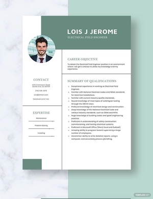 Electrical Field Engineer Resume