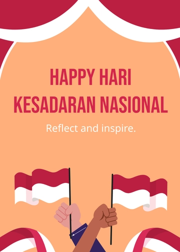 Free Hari Kesadaran Nasional Greeting Card Template to Edit Online