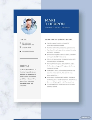 Electrical Project Engineer Resume