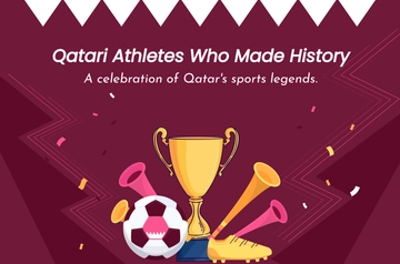 Free Qatar National Sports Day Blog Banner Template to Edit Online