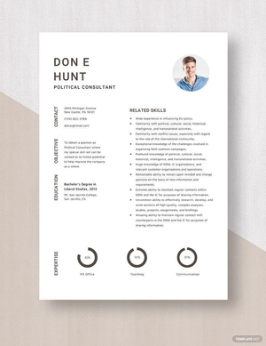 Political Consultant Resume