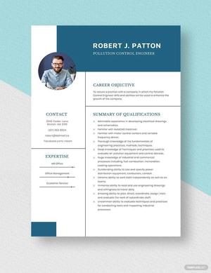 Pollution Control Engineer Resume