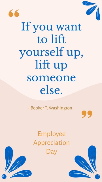 Free Global Employee Appreciation Day Quote Template to Edit Online