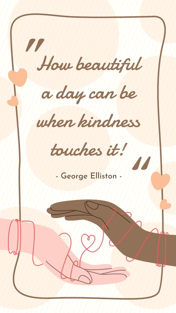 Free Random Acts of Kindness Day Quote to Edit Online