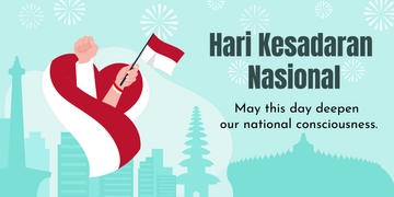 Free Hari Kesadaran Nasional X Post Template to Edit Online