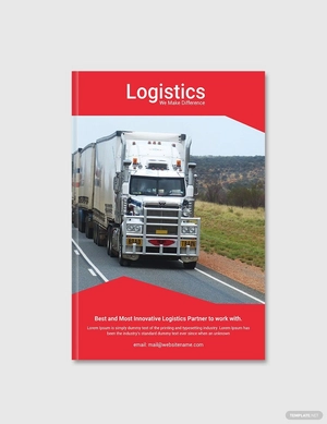 Logistics Services ebook Cover Page Template
