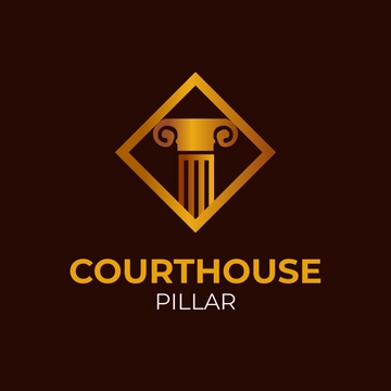 Free Courthouse Pillar Logo Template to Edit Online