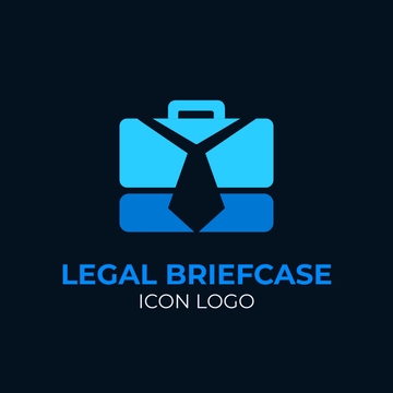 Free Legal Briefcase Icon Logo Template to Edit Online