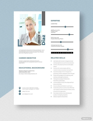 Executive Director Resume