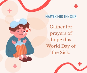 Free World Day of the Sick Ad Banner Template to Edit Online