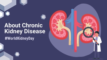 Free World Kidney Day Youtube Thumbnail Template to Edit Online