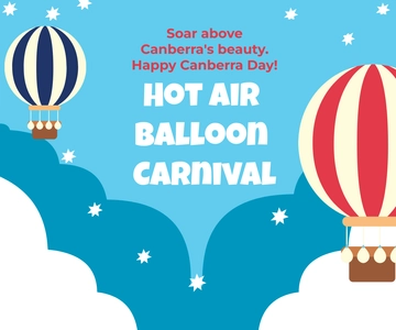 Free Canberra Day Ad Banner Template to Edit Online