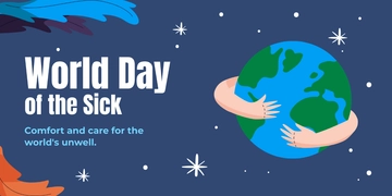 Free World Day of the Sick X Post Template to Edit Online