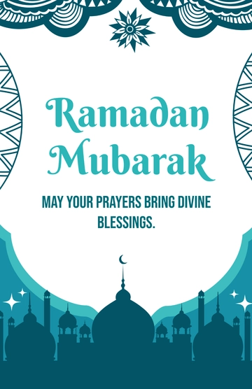Free Ramadan Poster Template to Edit Online