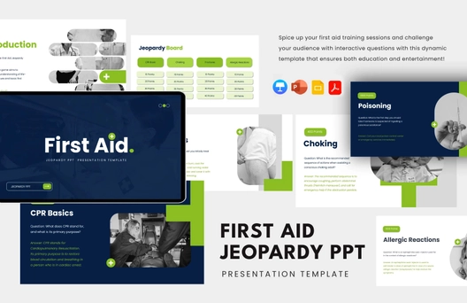 First Aid Jeopardy PPT Template