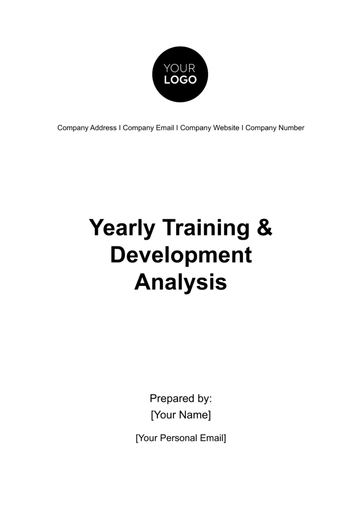 Free Yearly Training and Development Analysis HR Template to Edit Online