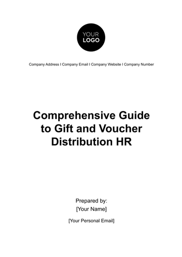 Free Comprehensive Guide to Gift and Voucher Distribution HR Template to Edit Online
