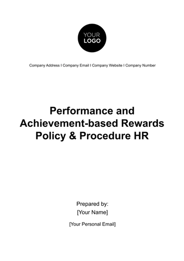 Free Performance and Achievement-based Rewards Policy & Procedure HR Template to Edit Online