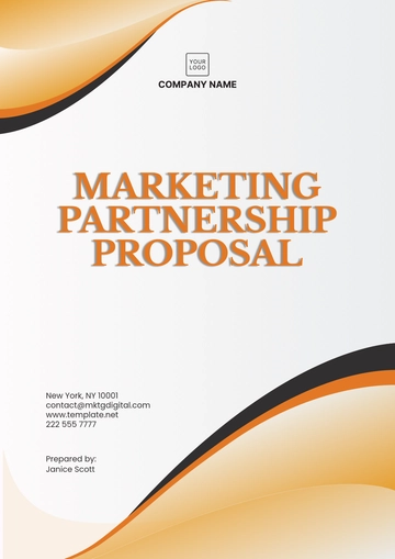 Free Marketing Partnership Proposal Template to Edit Online