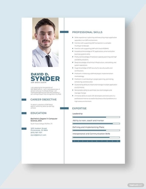 SAP Basis Admin Resume