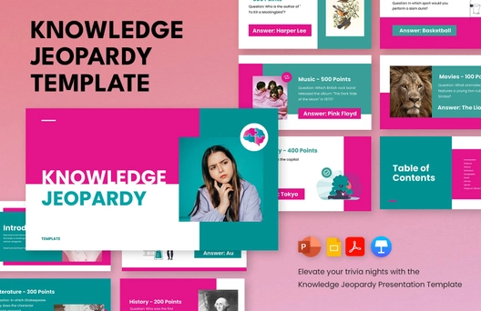 Knowledge Jeopardy Template