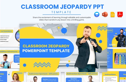 Classroom Jeopardy Template
