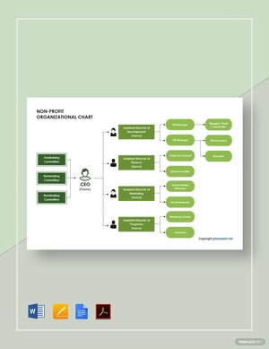 Non-Profit Organizational Chart Template