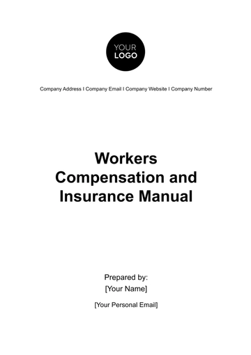 Free Workers Compensation and Insurance Manual HR Template to Edit Online