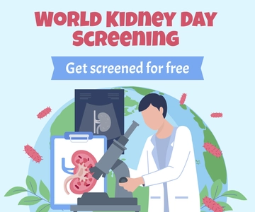 Free World Kidney Day Ad Banner Template to Edit Online