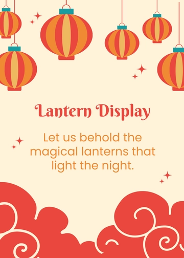 Free Chinese Lantern Festival Invitation Card Template to Edit Online