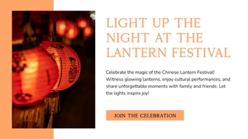 Free Chinese Lantern Festival X Post Template to Edit Online