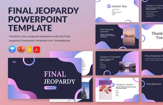 Final Jeopardy Powerpoint Template
